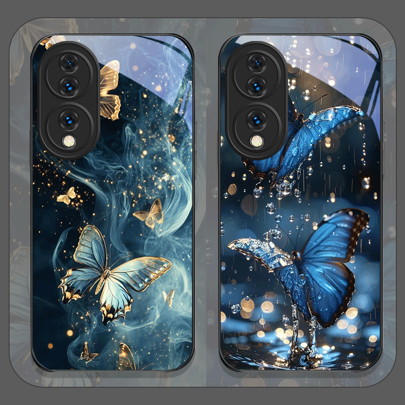 Huawei Mate 60 - غطاء هاتف فاخر من الزجاج المقوى