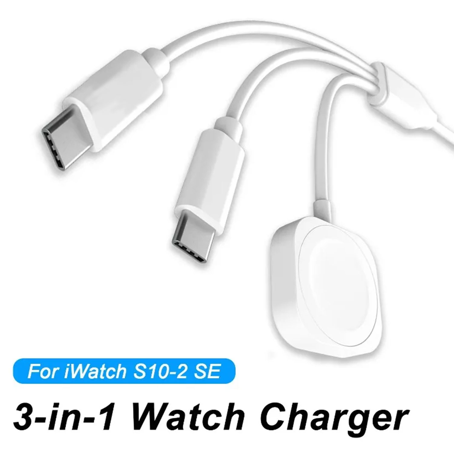 Watch Charger Cable - شاحن ساعة مغناطيسي 3 في 1