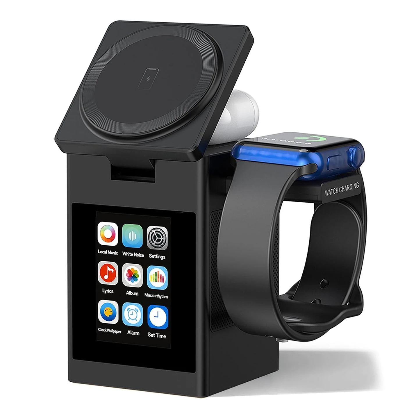 Smartwatch Icon - شاشة LED حامل شاحن لاسلكي مغناطيسي