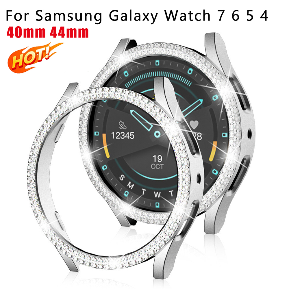 Accessories For Galaxy Watch 5 - غطاء ماسي لامع لساعة سامسونج جالاكسي