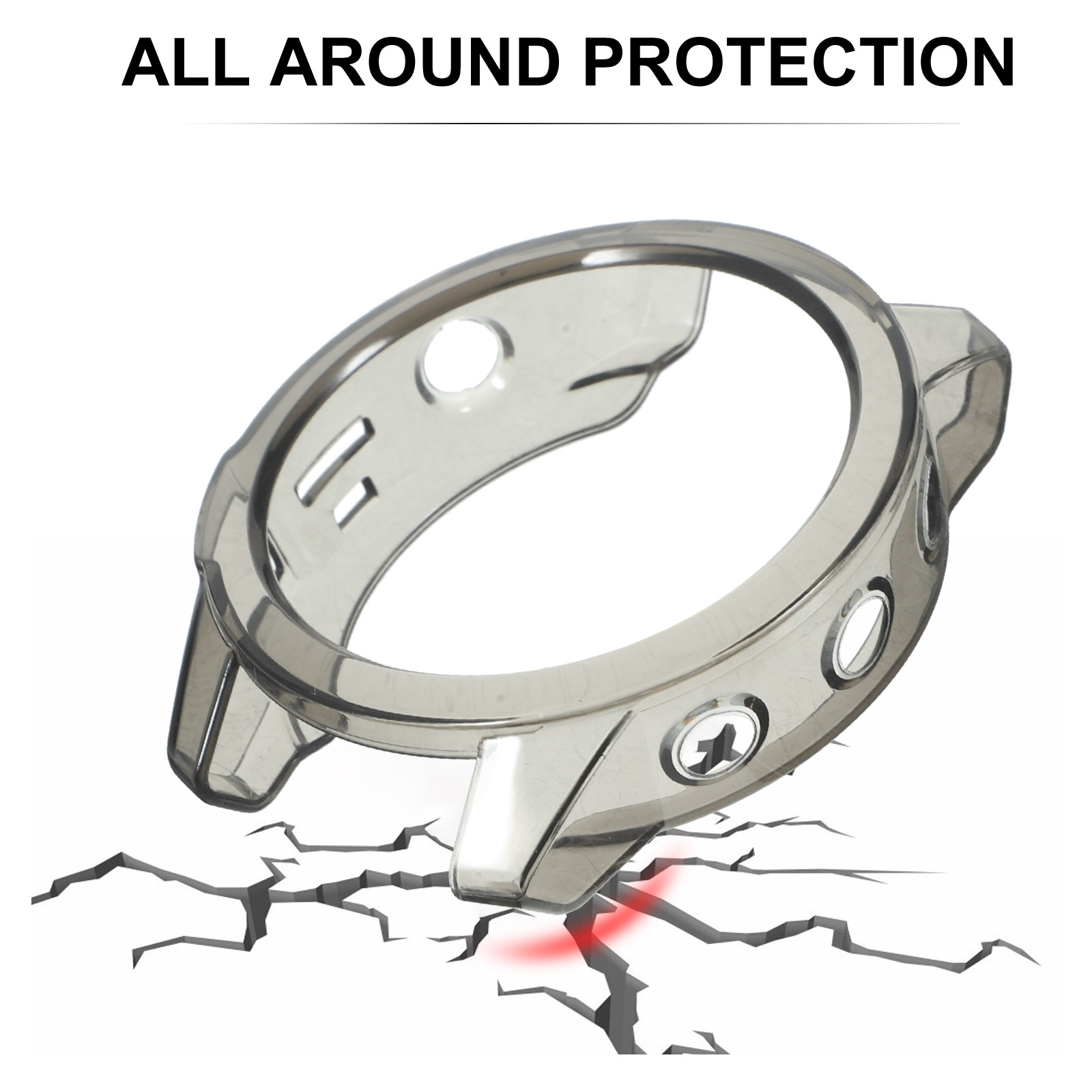 غطاء حماية للساعة من مادة TPU  - مراجعة Watch Case Bumper وسعره