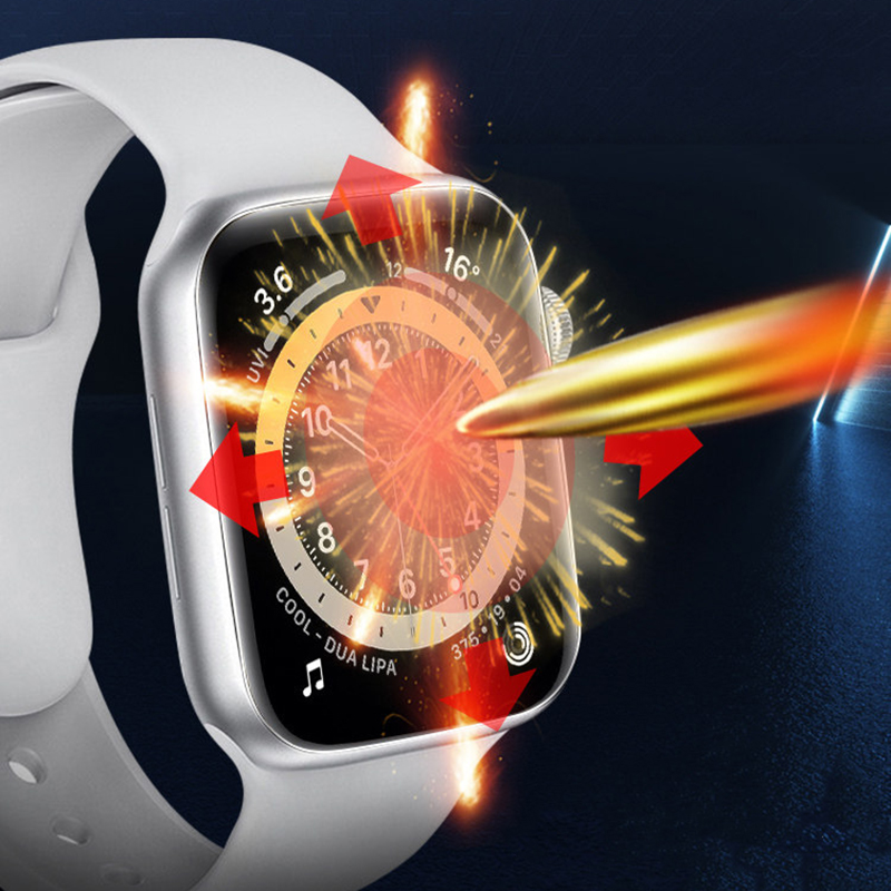 واقي شاشة لساعة أبل سلسلة 9 8  - مراجعة Smartwatch Icon وسعره