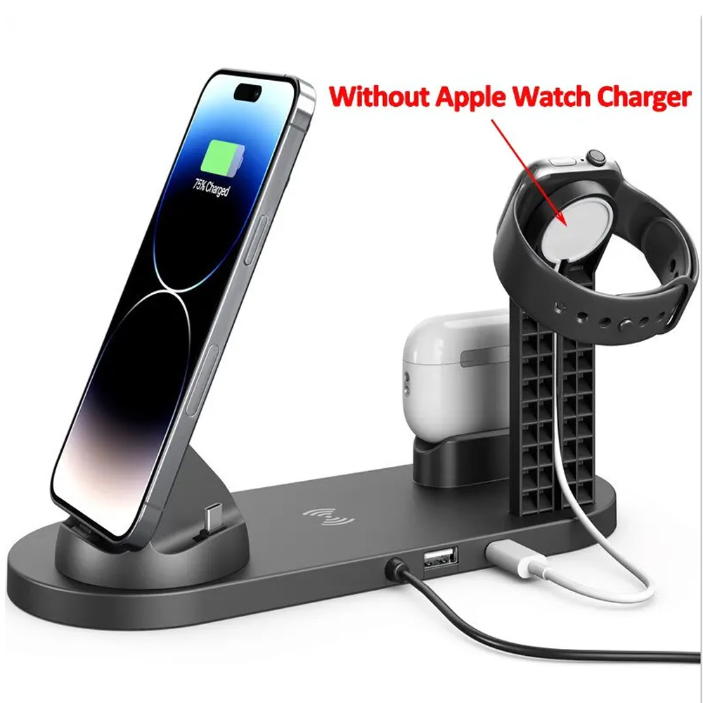 شاحن لاسلكي 7 في 1 بقوة 30 واط - مراجعة Watch Charger Cable وسعره