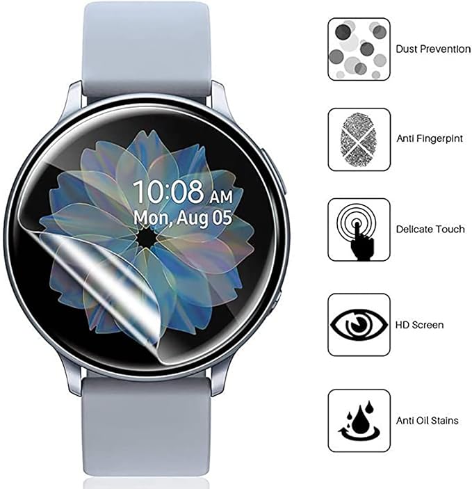 1-5 قطع من طبقة الهيدروجيل لسا - مراجعة Smartwatch Icon وسعره