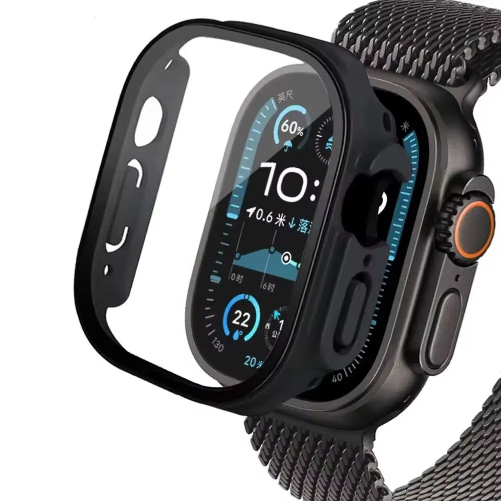 زجاج + حافظة لساعة أبل الترا 2 - مراجعة Smartwatch Band Accessories وسعره