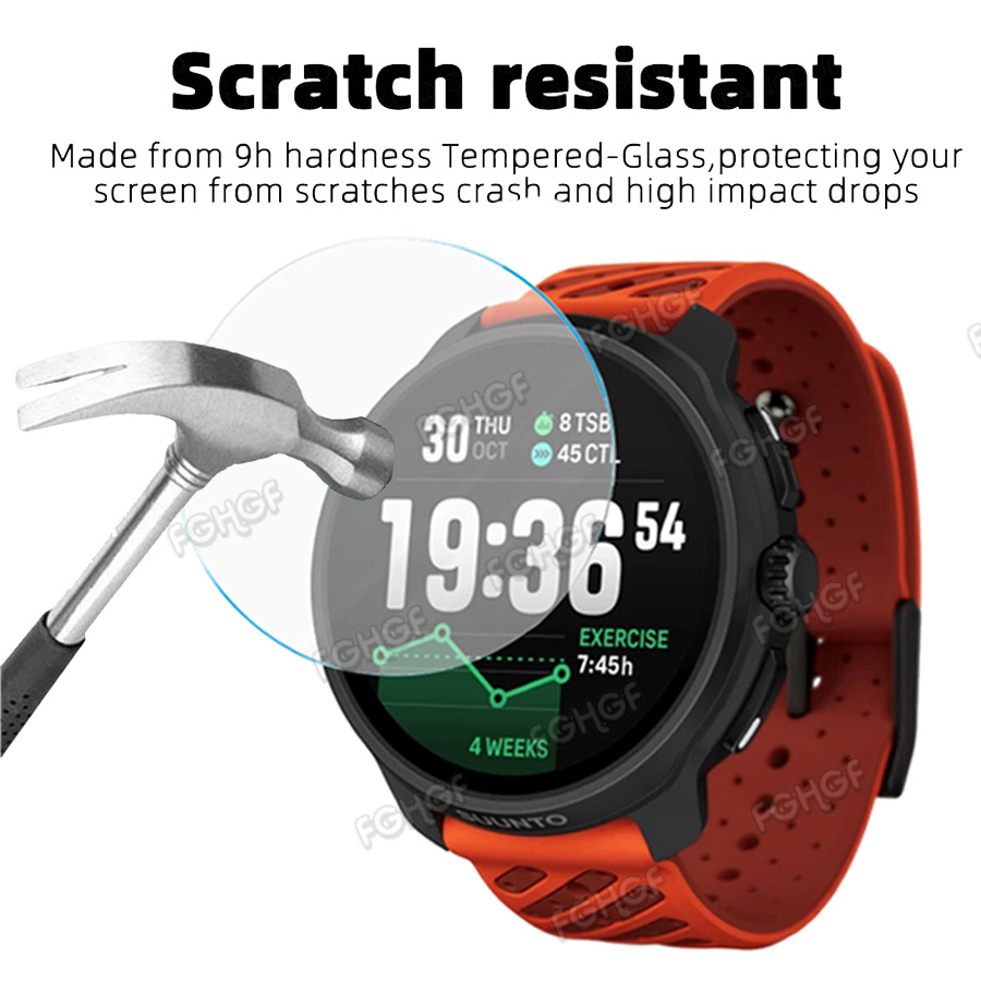 الزجاج المقسى طبقة رقيقة واقية - مراجعة Smartwatch Icon وسعره