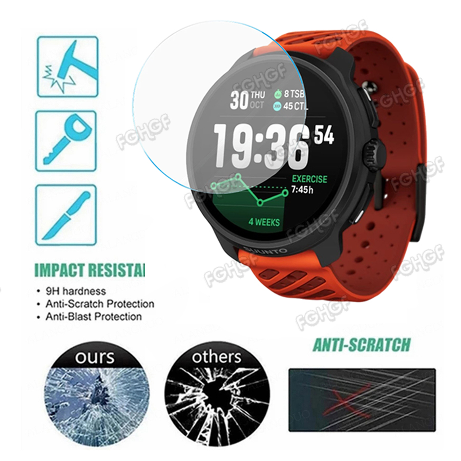 الزجاج المقسى طبقة رقيقة واقية - مراجعة Smartwatch Icon وسعره