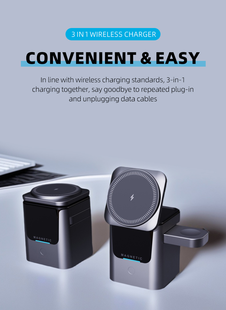 محطة شاحن لاسلكية مغناطيسية 3  - مراجعة Watch Charger Cable وسعره