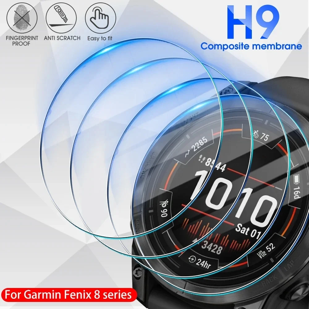 1/5 قطعة 9H HD الزجاج المقسى ل - مراجعة Smartwatch Icon وسعره