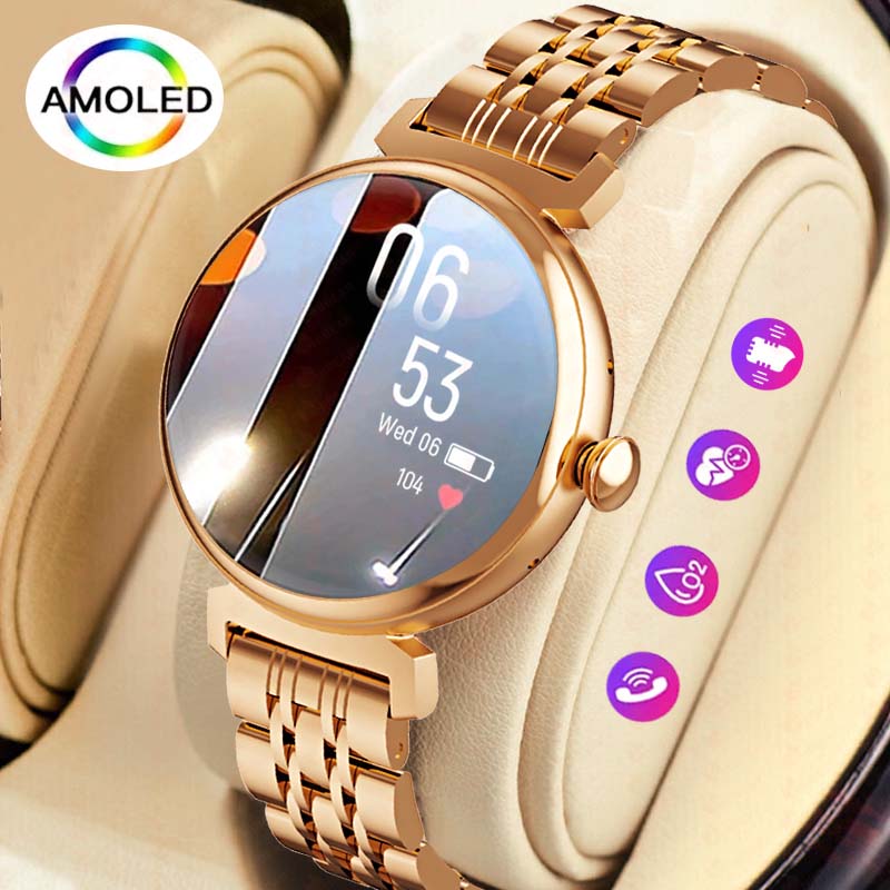 شاشة AMOLED مقاس 1.04 بوصة، شا - مراجعة Smartwatch Face وسعره