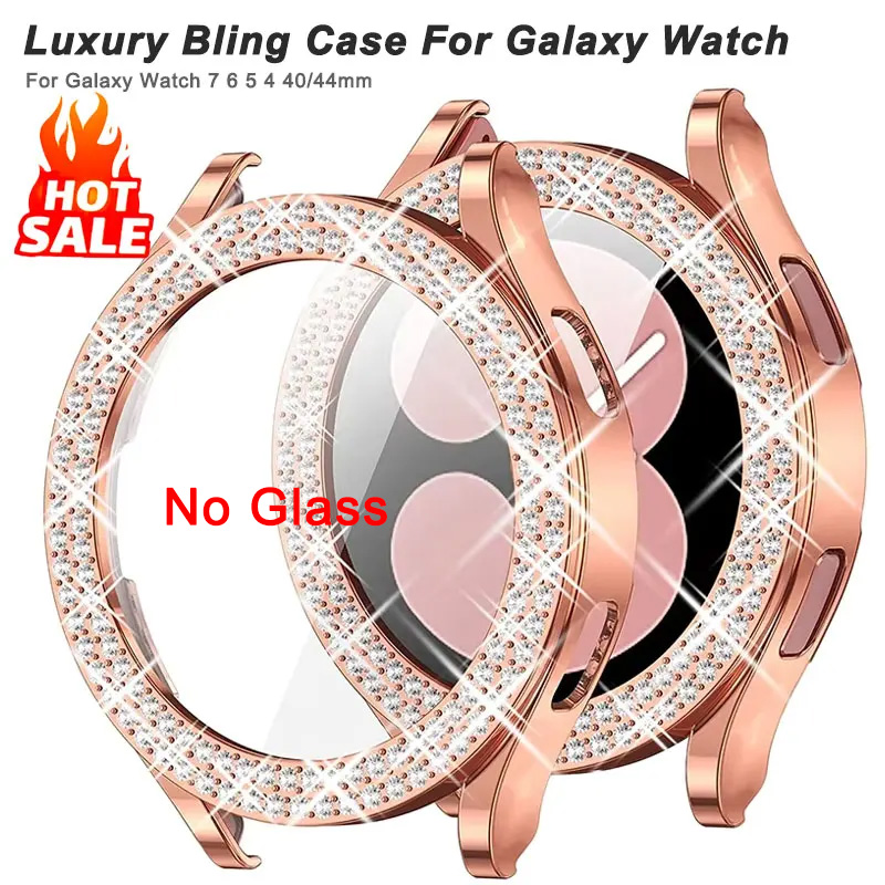 غطاء ماسي لامع لساعة سامسونج ج - مراجعة Accessories For Galaxy Watch 5 وسعره