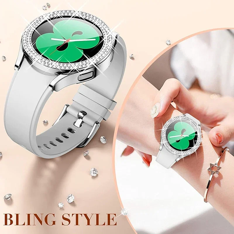 غطاء ماسي لامع لساعة سامسونج ج - مراجعة Accessories For Galaxy Watch 5 وسعره